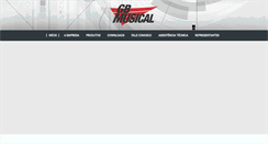 Desktop Screenshot of gbmusical.massimosom.com.br