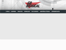Tablet Screenshot of gbmusical.massimosom.com.br